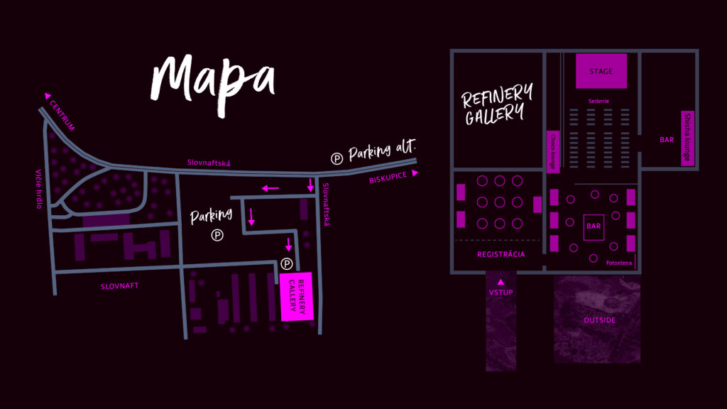 mapa areálu 11. narodeniny prosight